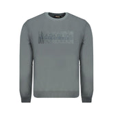 Napapijri Green Cotton Men Sweater